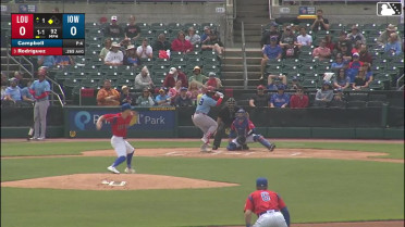 Héctor Rodríguez out on a sacrifice fly to center fielder Kevin Alcántara. Blake Dunn scores.