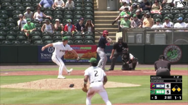 Cameron Weston In play, run(s) to Matt Koperniak