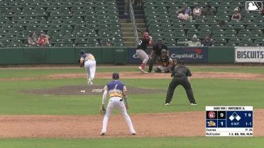 Ryan McCrystal singles on a line drive to right fielder Austin Overn. Jay Allen II scores. Shane Sasaki to 2nd.
