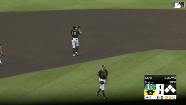 Yordany De Los Santos' dazzling jump throw 