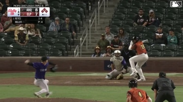 Pablo Reyes grounds into a double play, shortstop Cole Carrigg to second baseman Chad Stevens to first baseman Blaine Crim. Jase Bowen out at 2nd. Pablo Reyes out at 1st.