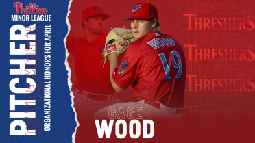 Gage Wood Wins Phillies April Pitcher of the Month