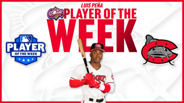 Pena Named Carolina League Player of the Week