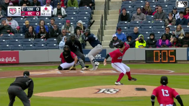 Garrett Martin homers (4) on a fly ball to left field. George Lombard Jr. scores.