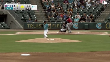 Eddys Leonard hits a grand slam (5) to left field. Jeferson Quero scores. Brock Wilken scores. Jett Williams scores.