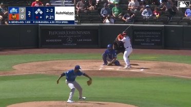 Carlos Duran In play, run(s) to Brian Serven