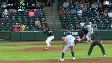 Freuddy Batista grounds into a double play, pitcher Dominic Niman to second baseman Carlos Colmenarez to first baseman Ryan McCoy. Zach Daudet out at 2nd. Freuddy Batista out at 1st.