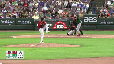 Emil Morales' solo home run
