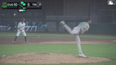 Ryan Nicholson singles on a line drive to left fielder Carlos Gutierrez, deflected by third baseman Robert Hipwell. Caleb Bartolero scores. Johan Macias to 2nd.
