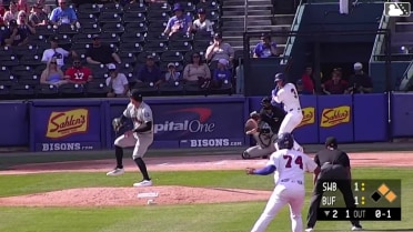Kyle Carr In play, run(s) to C.J. Stubbs