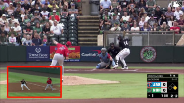Jeremiah Jackson homers (3) on a fly ball to center field. Jud Fabian scores.
