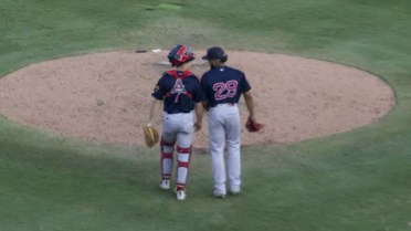 Luis Guerrero's ninth strikeout