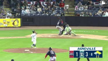 Yophery Rodriguez homers (3) on a fly ball to right field. Jack Winnay scores. Mason White scores.