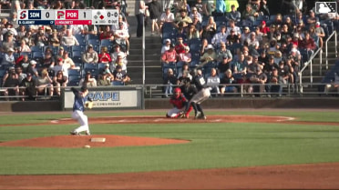 DJ Gladney homers (13) on a fly ball to right field. Jace Avina scores.
