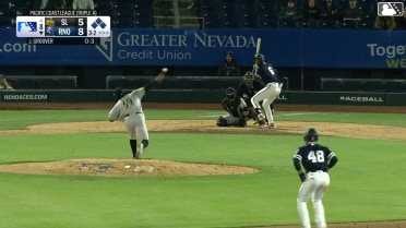 LuJames Groover doubles (3) on a line drive to right fielder Niko Kavadas, deflected by center fielder Jose Siri. Anderdson Rojas scores. Ryan Waldschmidt scores. Tommy Troy to 3rd.