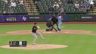 Cameron Cauley homers (2) on a fly ball to left field.