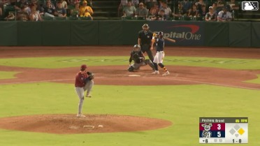 Francisco Acuna homers (5) on a fly ball to left center field. Albert Fabian scores.