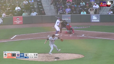 Hayden Cantrelle homers (1) on a fly ball to right field.