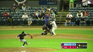 Connor Charping homers (1) on a fly ball to left field. Hunter Fitz-Gerald scores.