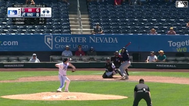 Diego Castillo singles on a sharp line drive to left fielder Manuel Pena. John Taylor scores. Aaron Zavala to 3rd.