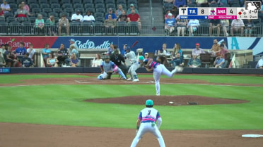 Taylor Young singles on a ground ball to right fielder Gavin Conticello. Chris Newell scores.