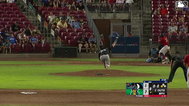 Andy Lugo singles on a ground ball to right fielder Esmil Valencia. Jose Salas scores. Henry Kusiak to 3rd. Graham Brown to 2nd.