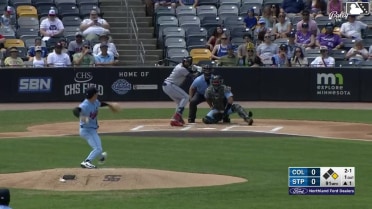 George Valera homers (3) on a fly ball to right center field. Juan Brito scores.