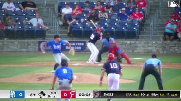 Hunter Hines grounds into a double play, shortstop Avinson Pinto to first baseman Andruw Musett. Jorgelys Mota out at 2nd. Hunter Hines out at 1st.