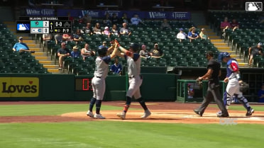 Zach Dezenzo slugs his fifth homer 