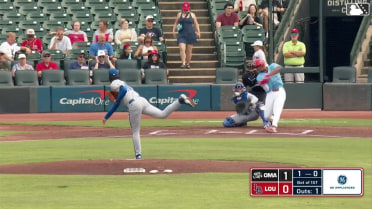 Ke'Bryan Hayes' RBI double