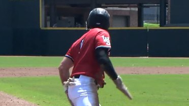 Roch Cholowsky swipes three bases