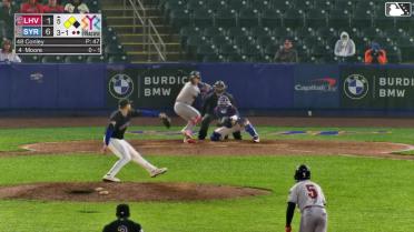 Robert Moore singles on a line drive to left fielder A.J. Ewing. Carter Kieboom scores. Liover Peguero to 3rd.