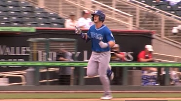 James Tibbs III belts a 439-foot home run