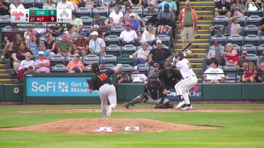 Easton Carmichael's solo home run