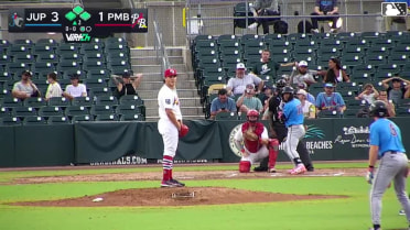 Luis Arana grounds into a double play, pitcher Payton Graham to second baseman Miguel Hernández to first baseman J.P. Cabrera. Luis Cova out at 2nd. Luis Arana out at 1st.