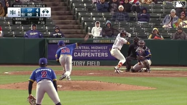 Endy Rodríguez singles on a ground ball to left fielder Alan Roden. Konnor Griffin scores. Tyler Callihan to 2nd.