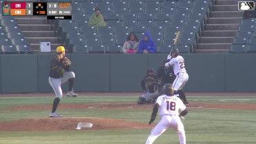 Griff O'Ferrall homers (1) on a fly ball to left field. Fernando Peguero scores.