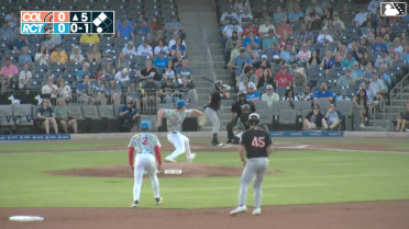 Patrick Clohisy singles on a sharp line drive to center fielder Kyren Paris. Kevin Kilpatrick Jr. scores. Drew Compton to 3rd.