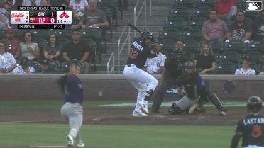 Romeo Sanabria hits a grand slam (2) to right field. Will Wagner scores. Marcos Castañon scores. Nick Pratto scores.