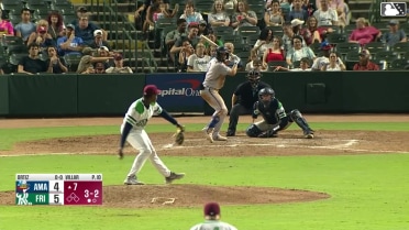 Angel Ortiz homers (11) on a fly ball to right field.