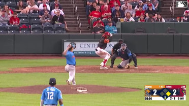 Chase Davis homers (4) on a fly ball to center field. Miguel Ugueto scores.