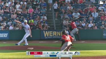 Jack Brannigan out on a sacrifice fly to right fielder Gavin Cross. Ronny Simon scores. Jhostynxon Garcia to 3rd.