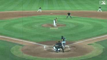 Moises Ballesteros smashes a three-run homer