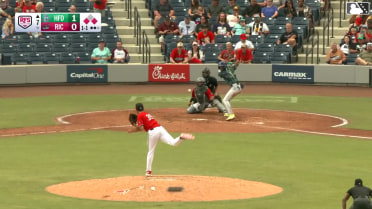 Dyan Jorge singles on a sharp line drive to left fielder Ty Hanchey, deflected by shortstop Gavin Kilen. Mike Antico scores. Ben McCabe to 2nd.