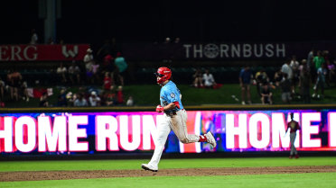 Bats' Offensive Binge Buries Stripers In 14-2 Win