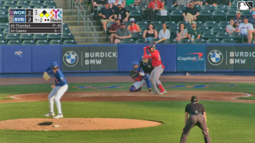 Allan Castro singles on a ground ball to left fielder Cristian Pache. Vinny Capra scores. Mickey Gasper to 2nd.