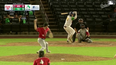 Logan Wagner doubles (1) on a line drive to right fielder Blake Rambusch. Mike Sirota scores. Elijah Hainline scores.