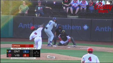 Ching-Hsien Ko homers (11) on a fly ball to center field.
