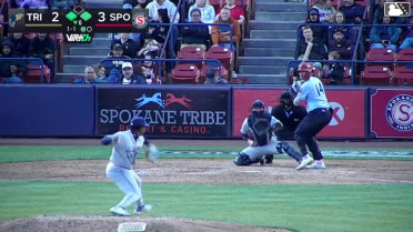 Jacob Hinderleider grounds into a double play, second baseman Adrian Placencia to shortstop Capri Ortiz to first baseman Matt Coutney. Robert Calaz out at 2nd. Jacob Hinderleider out at 1st.