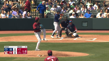 Colin Barber hits for the cycle